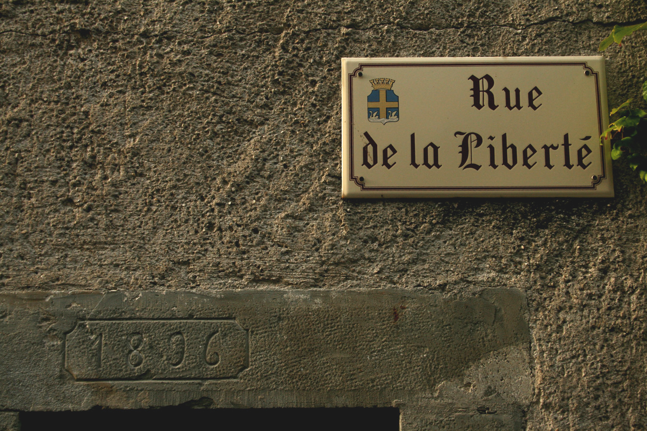 Yvoire, la Rue de la Liberté / Yvoire HauteSavoie (74) France